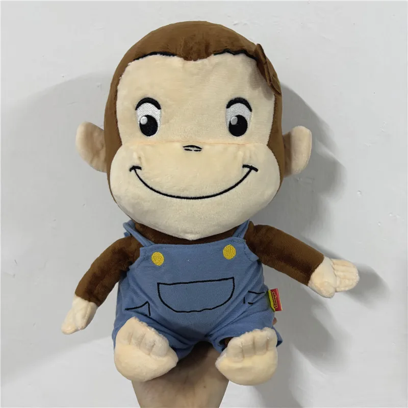 

New Kawaii Anime Curious George Monkey Plush 30CM Kids Stuffed Animals Toys For Children Gifts