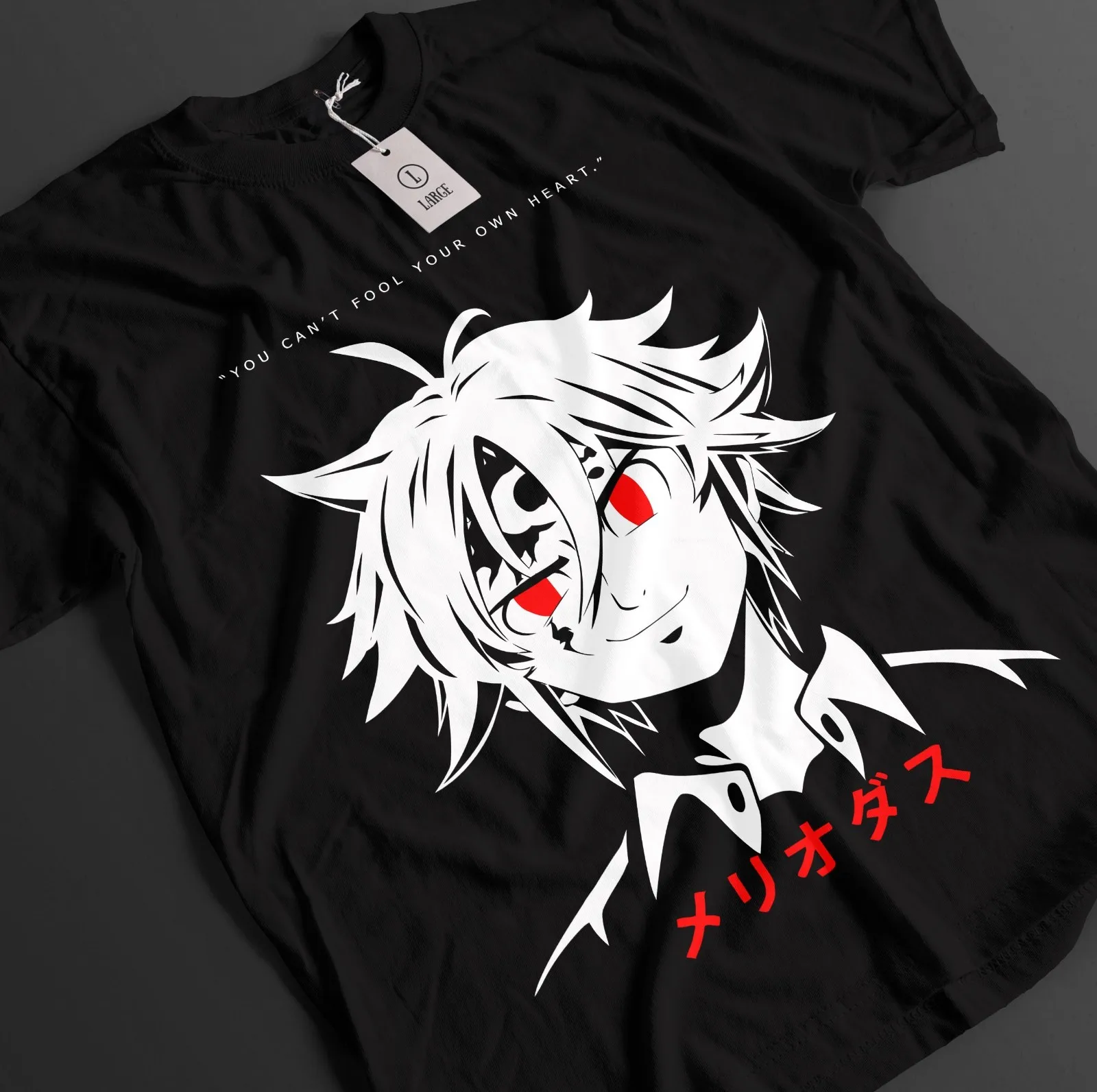 Seven Deadly Sins Shirt Meliodas Tshirt Ban T-Shirt Escanor Top Anime Unisex Tee