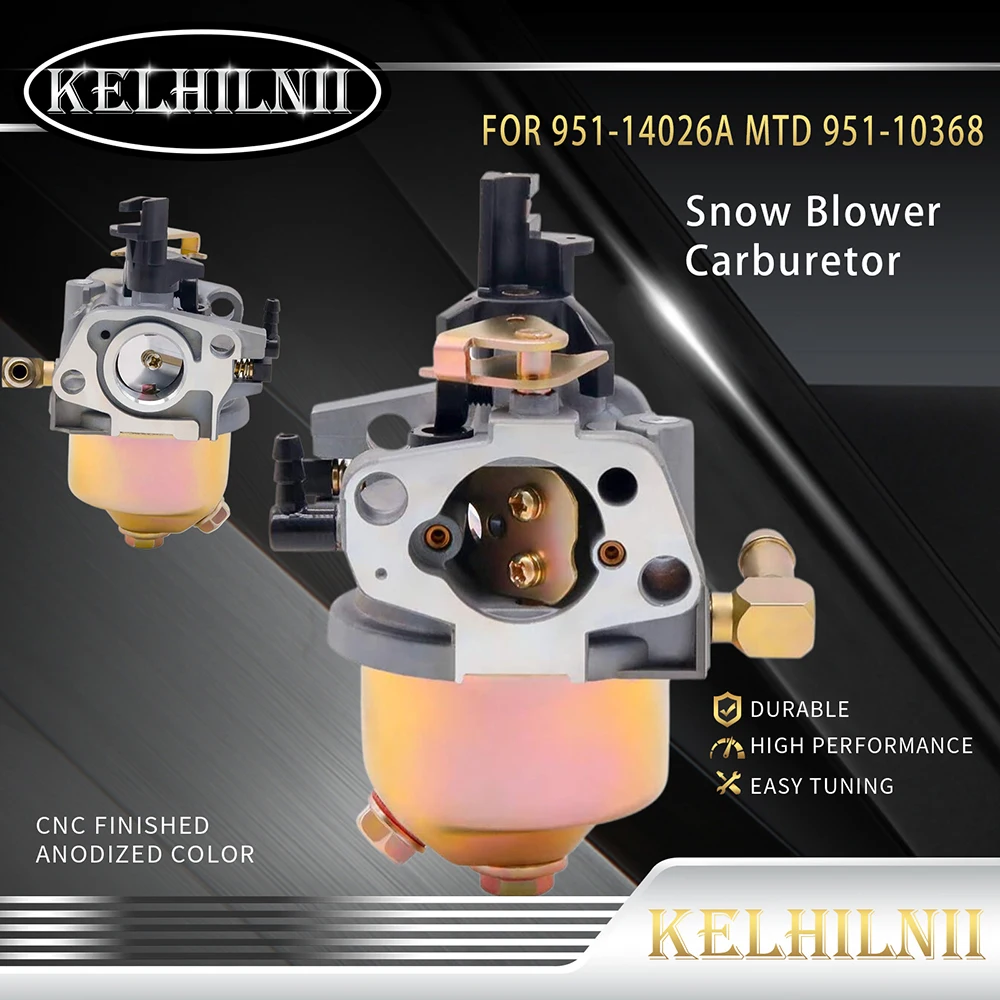 

951-14026a Snow Thrower Carburetor for MTD 951-10368 Huayi 170sa 170SD 751-10638 951-14026A Troy-Bilt Storm 2410 2420 2620 Carb