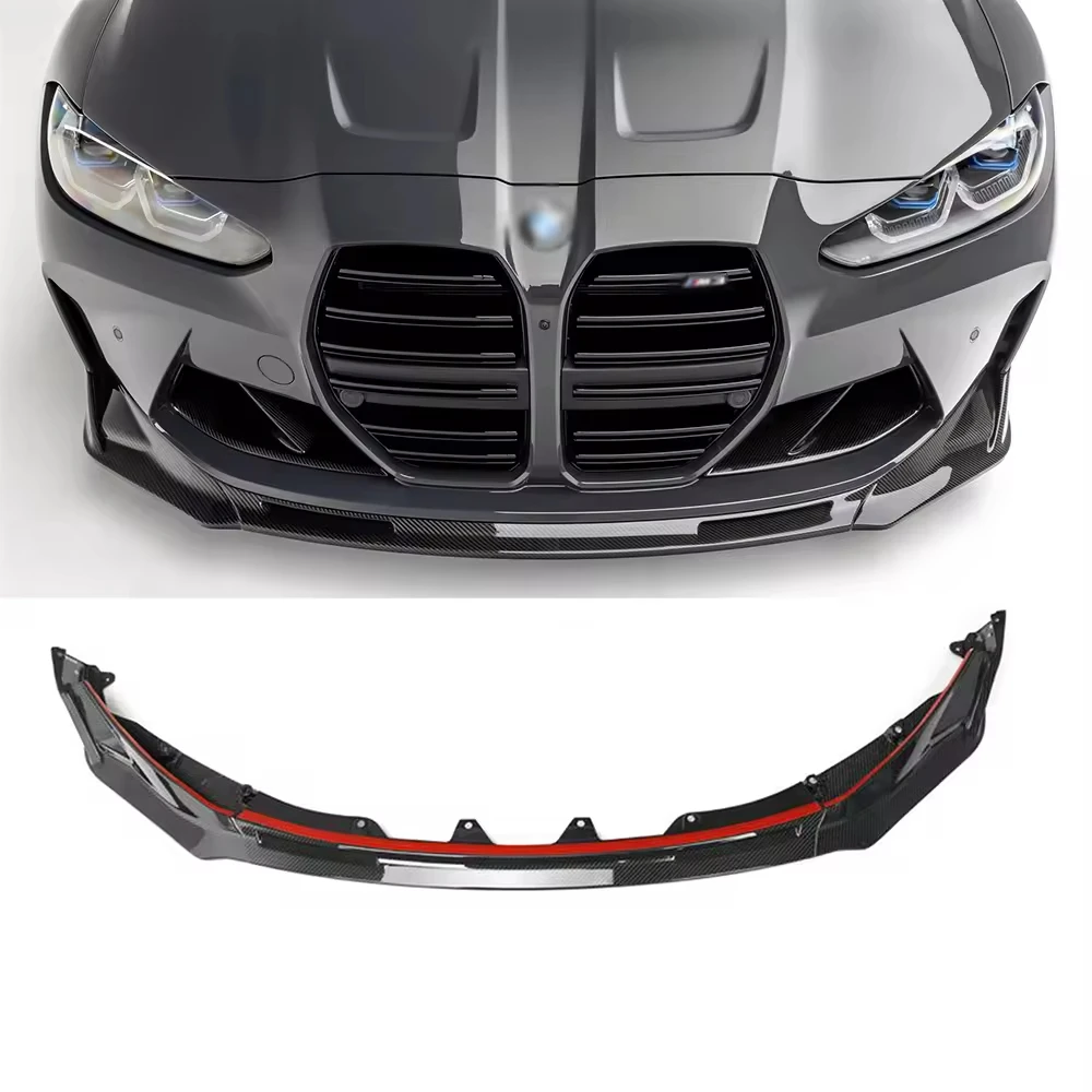 OEM Carbon Fiber Front Bumper Lip For Bmw E60 5Serie Preface Model 530I M Sport，100% tested well