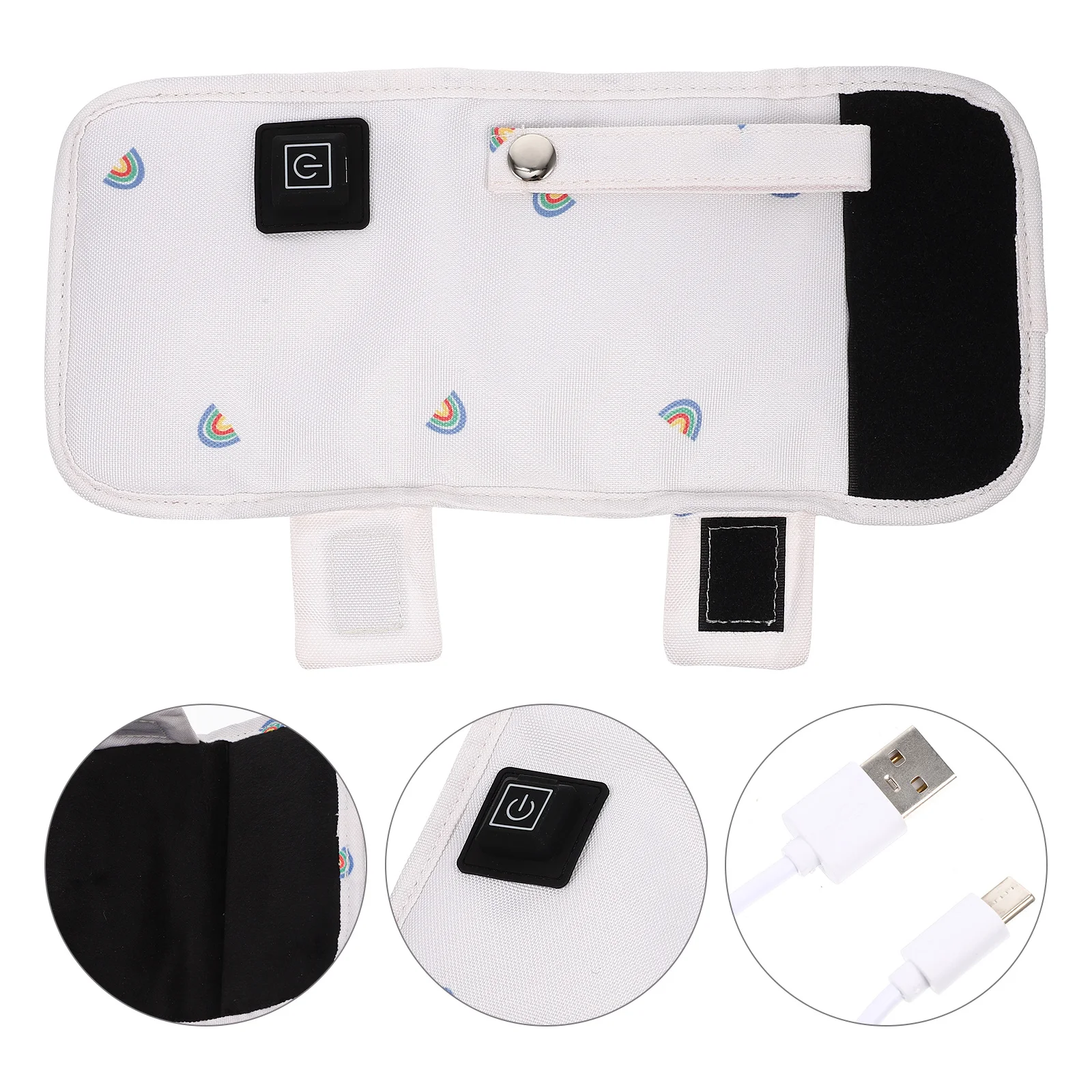 

USB Heated Baby Cover Portable Travel Feeding Warmer Milk Bottle Protector Wear Resistant Material Suitable All Sizes Outdoor