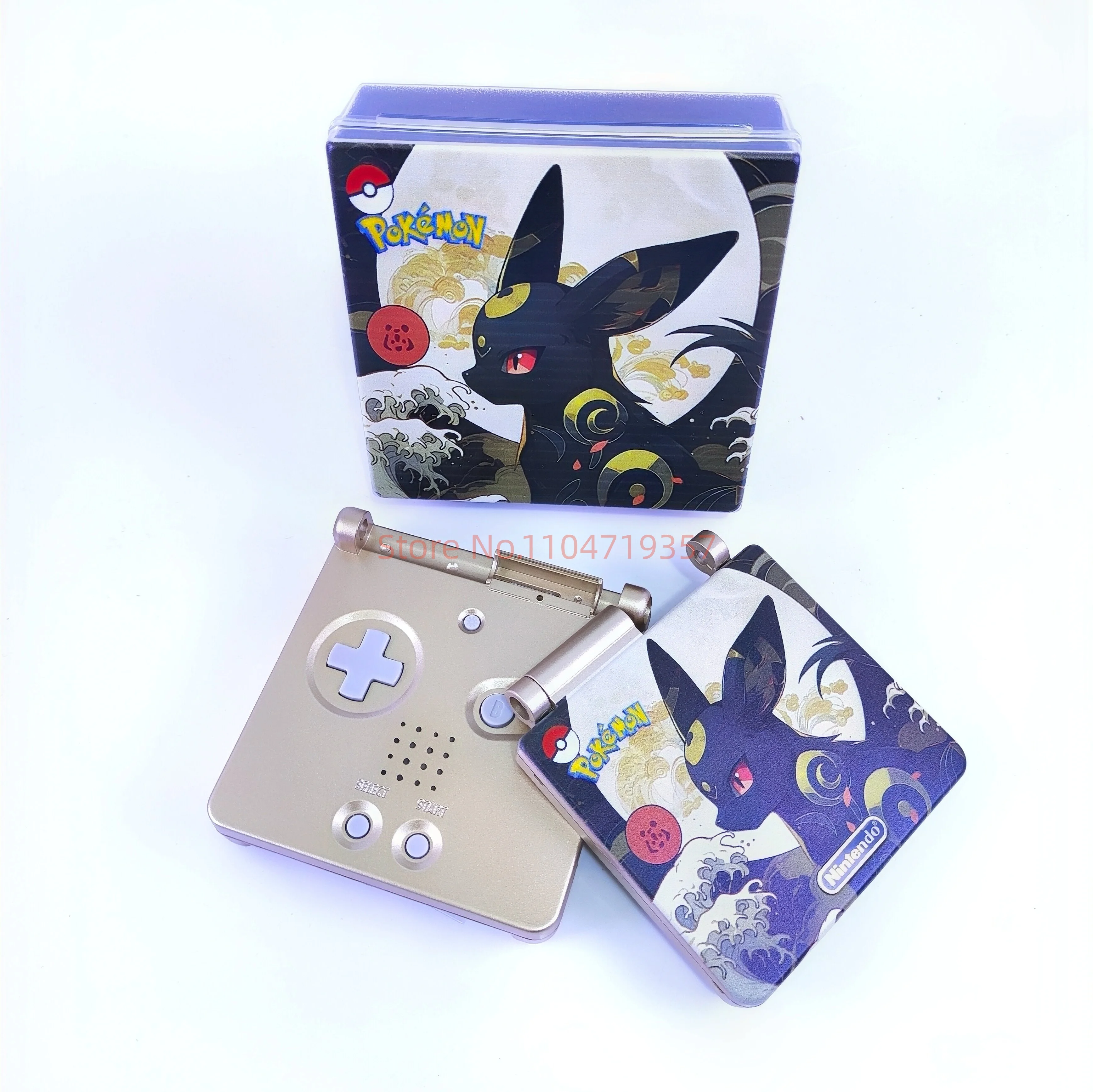 Met Box Gba Sp-verpakking en Shell Set Gengar Limited Edition, compatibel met Ips-scherm, Limited Edition speelgoedgeschenken - afbeelding 1