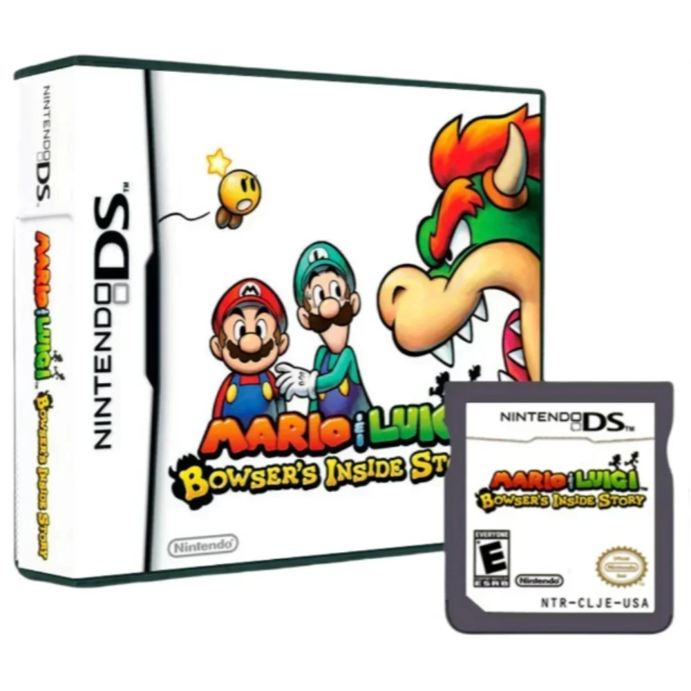 بطاقة ألعاب NDS الجديدة ماريو ضد. Donkey Kong 2Mario & Luigi Bowsers Inside Story إصدار الولايات المتحدة الأمريكية (إصدار بطاقة R4) لـ NDSL 2DS 3DS