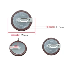 VL2020 3V Volts Battery Compatible with 3-Series BMW E46 E90 E91 E92 E93 LX8 FZV LX8FZV Key Fob KeyFob 90 Degrees Pins