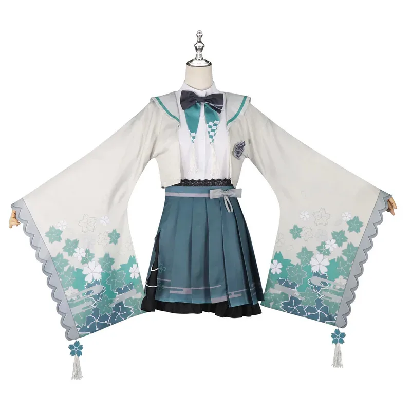 Kusanagi Nene Otori Emu Game Project Sekai PJSK Cosplay Costume Kimono Coat Dress Wig Halloween Girl Women Comic Con Customized