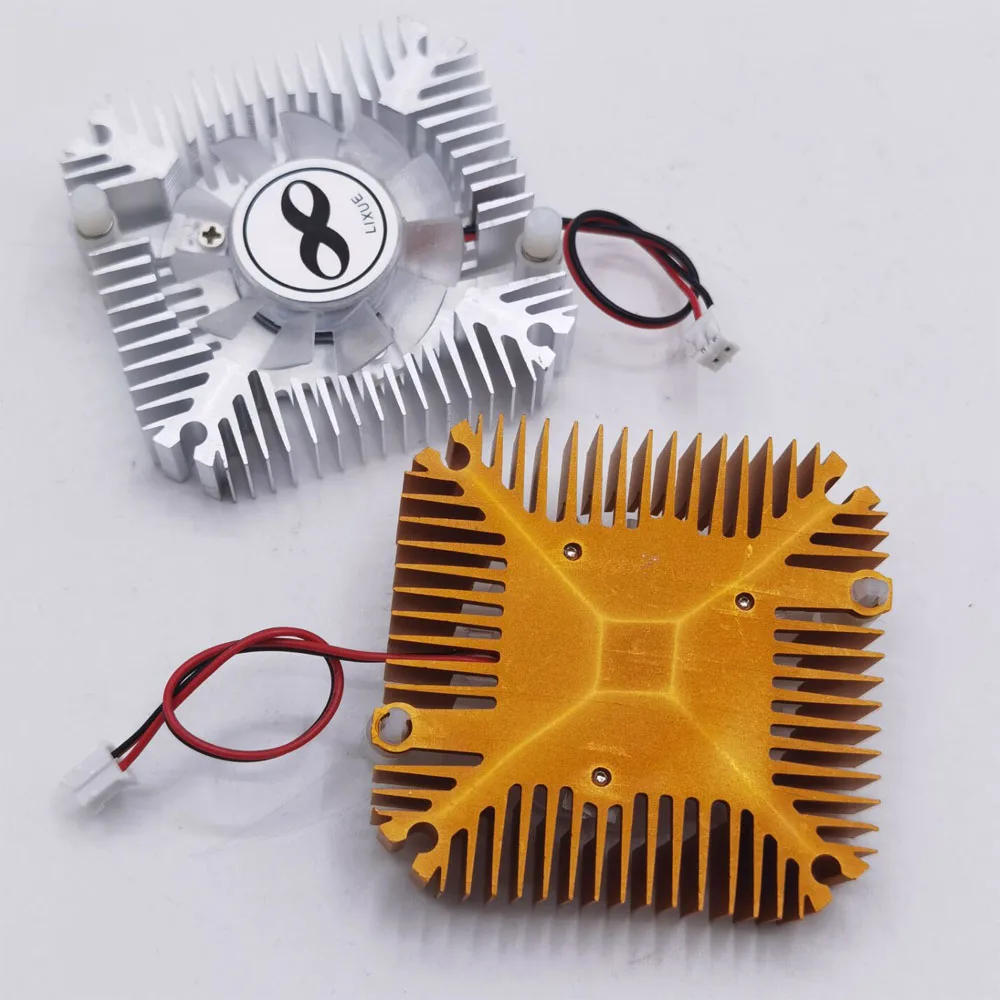 5W 10W High Power Led Heatsink With Fan Aluminium Cooling For 5W/10W Led 12V