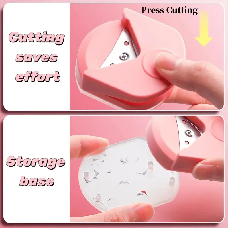1Pcs Corner Rounder Punch R4 Paper Portable Trimmer Cutter for Cutting DIY Card Photo Hole Angle Scrapbook Office Craft Tool
