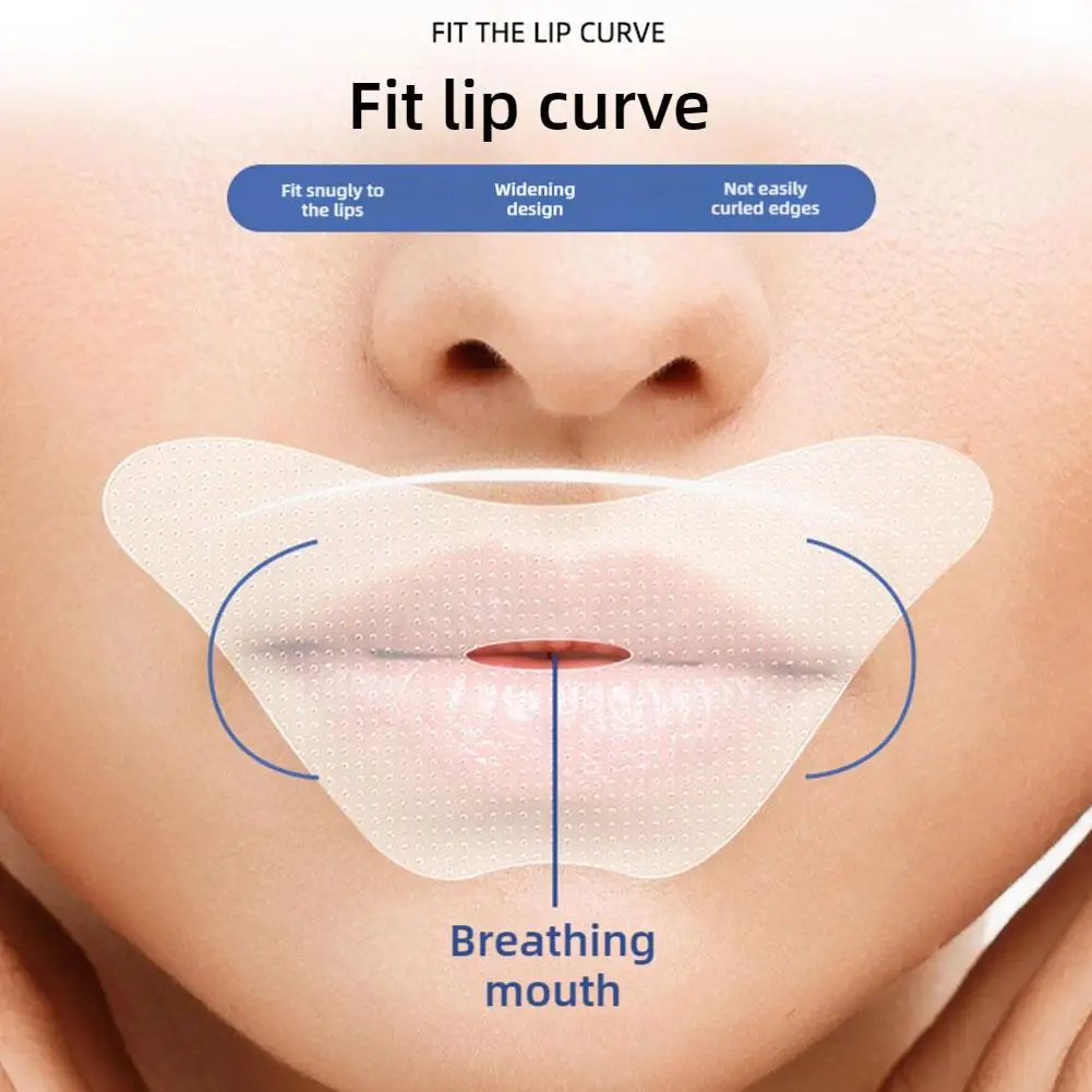 30Pcs Anti-Snoring Stickers For Adult Night Sleep Lip Nose Breathing Improving Patch Mouth Correction Sticker Tape