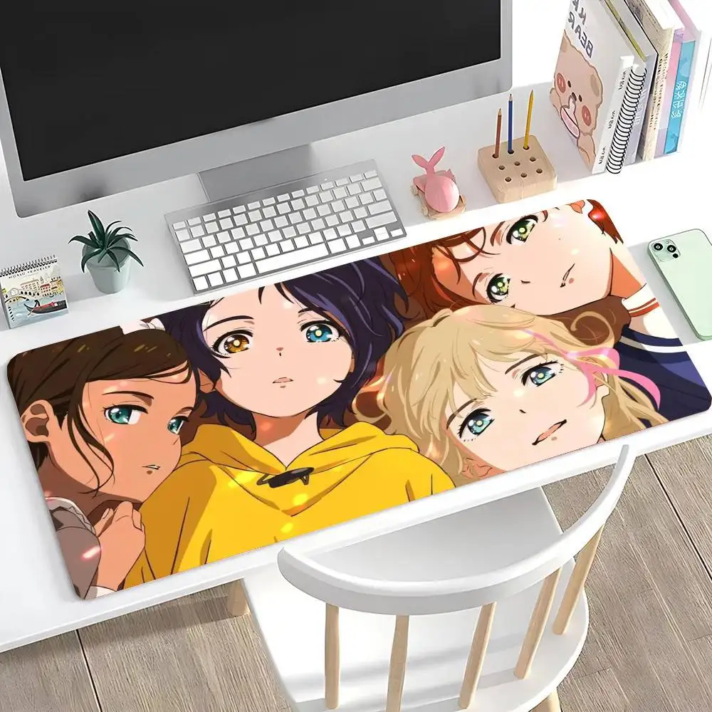 Animation Wonder Egg Priority Mousepad Non-slip Suitable For Office Computers Laptops E-sports Game Desk Mats XXL Keyboard
