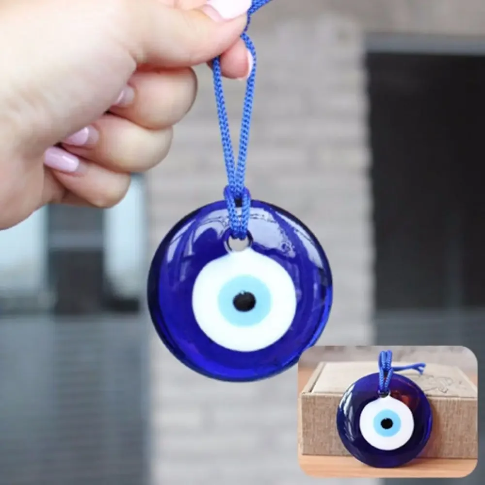 Charm Kabbalah Lucky Blue Glass Home Auto Accessories Evil Eye Turkish Interior Decor Auto Decor Car Pendant Amulet