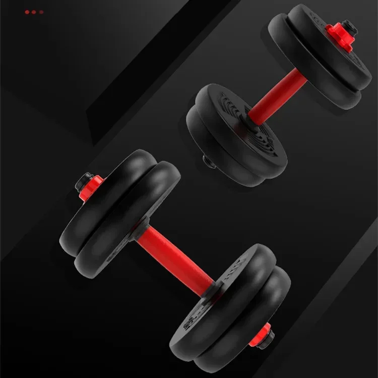 Three in one heavy quickly gym equipment fitness 15kg/20kg/30kg/40kg/ 50kg adjustable dumbbell and barbell set