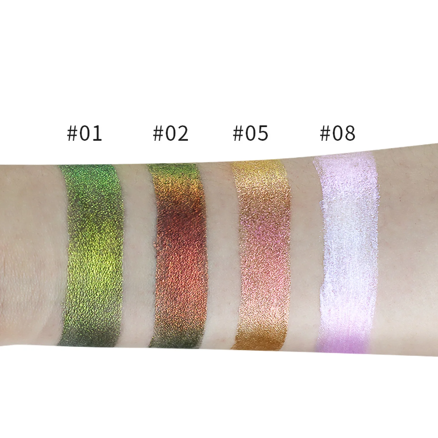 CHARMACY Duochrome Liquid Eyeshadow Chameleon Shiny Eyeshadows Liquid Easy To Wear Eye Shadow Party Makeup Beauty Cosmetic