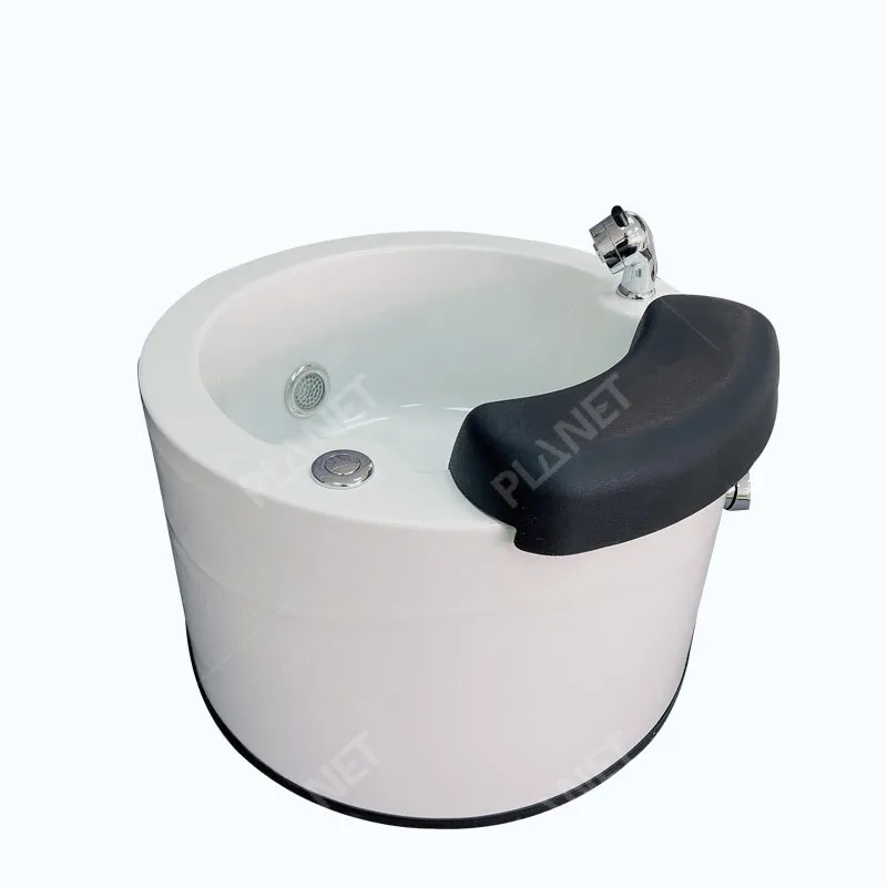 Electric Pedicure Basin, Acrylic 570x570x330mm Pipeless Foot Spa, Portable Whirlpool Foot Bath, Beauty Salon Equipment