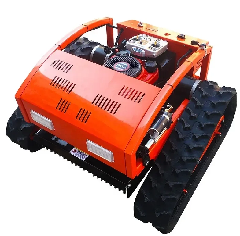 Radio Control Mowers RC Slope Lawn Mower Tracked All Terrain Remote  Robot Weed Mowing