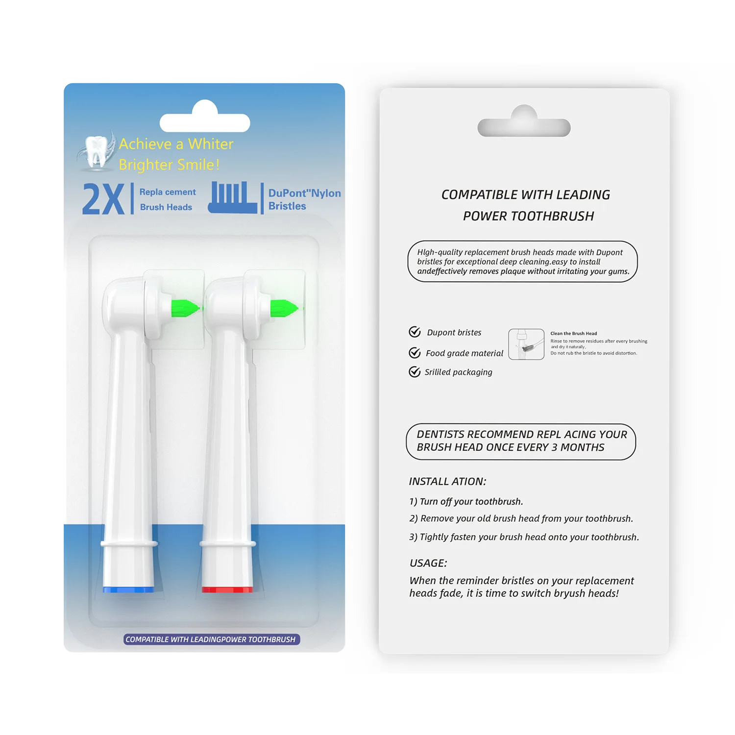 

Сменные насадки для межзубных зубных щеток для Oral B, электрическая зубная щетка для чистки брекетов/сред зубами/задними зубами