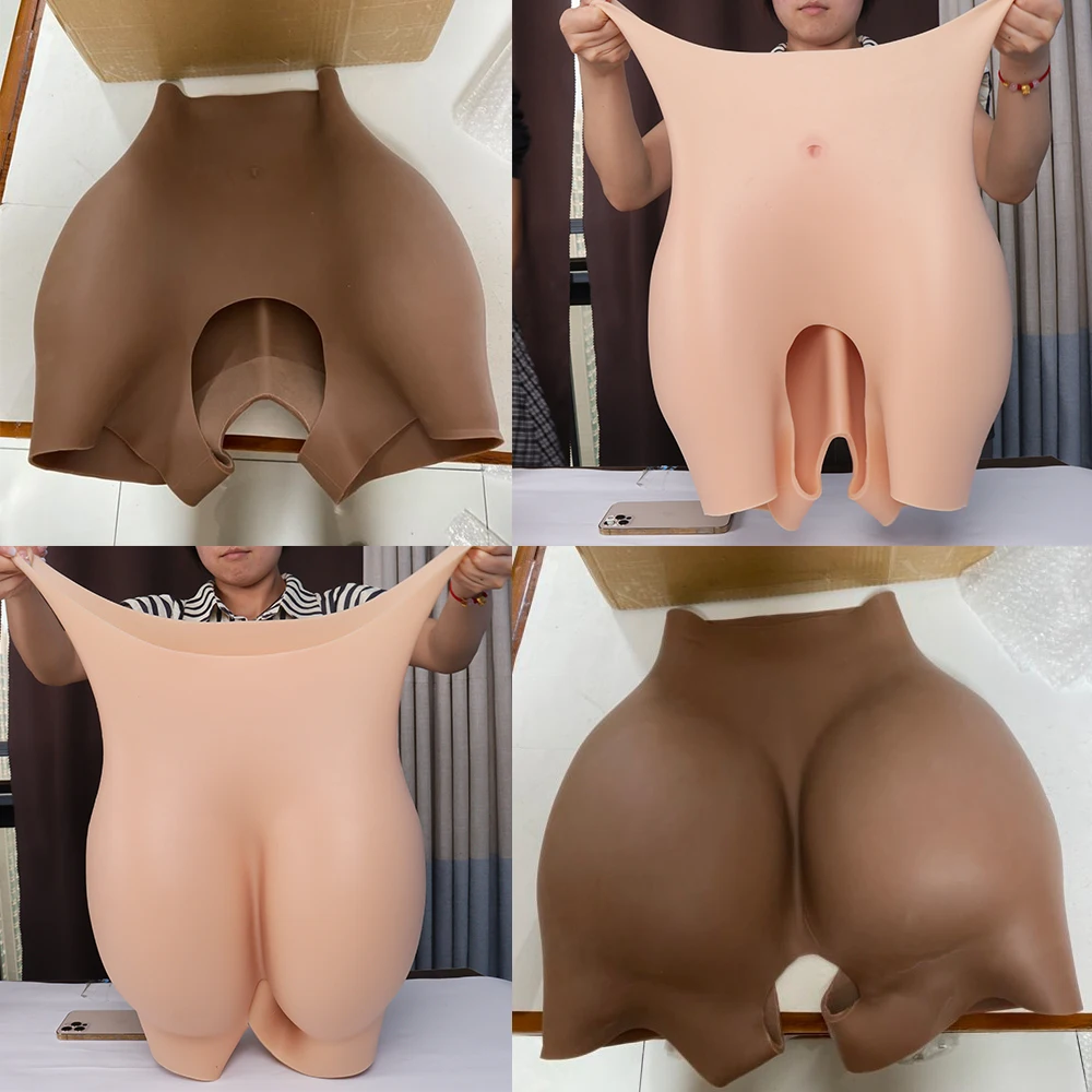 Silicone Huge Hips and Buttocks Enhancer Pants 3cm Hips Thickness Fake Big Bum High Quality Panties for Woman