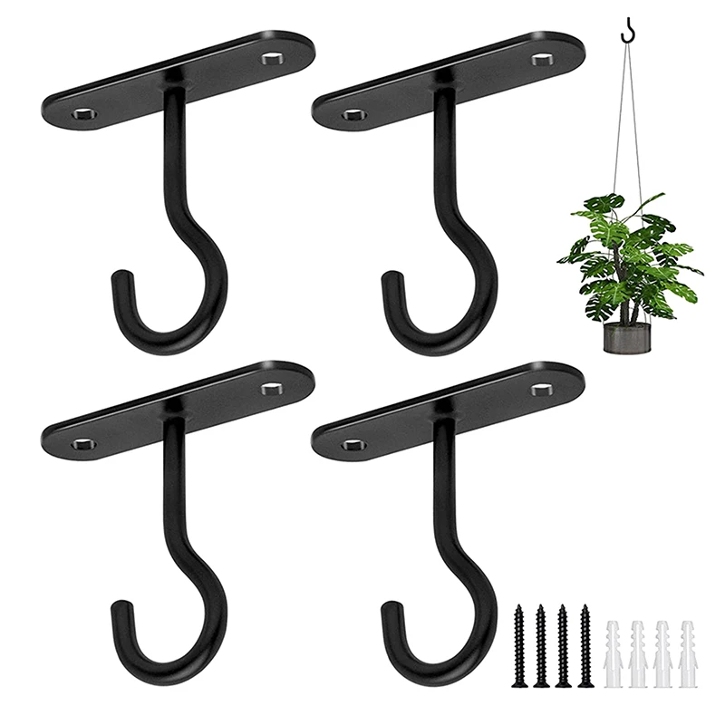 Space-saving Plant Hook Easy Installation Plant Hook Decorative Wall-mounted Flower Pot Hook Hanging Plant Ceiling Hooks