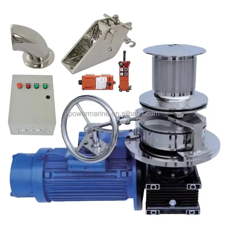 STLF High Quality Boat Anchor Winch 220V/380V Electric Windlass Winch Vertical Windlass for Boat