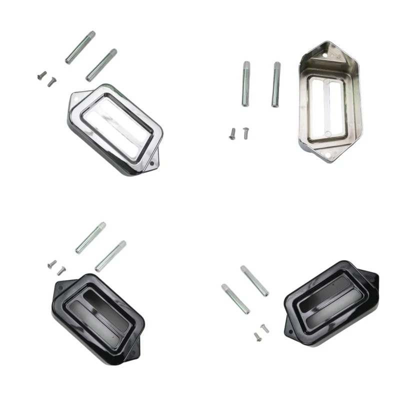 

Черный/хромированный мотоциклетный хромированный/черный чехол регулятора напряжения подходит для Harley 1997-2008 Electra Glide Road Glide Road King