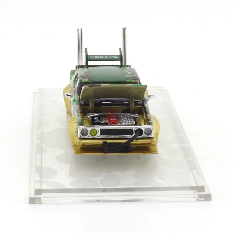 Xcartoys Pop Race 1/64 BAPE ครบรอบ 30 ปี Skyline รถยนต์, ความดันโลหะหลอมเหลวรุ่น, ของเล่นเด็ก, คริสต์มาส gi