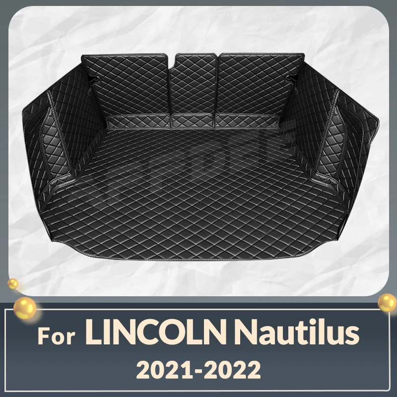 Auto Full Coverage Trunk Mat For Lincoln NAUTILUS 2021 2022 Car Boot Cover Pad Cargo Liner Interior Protector Accessories