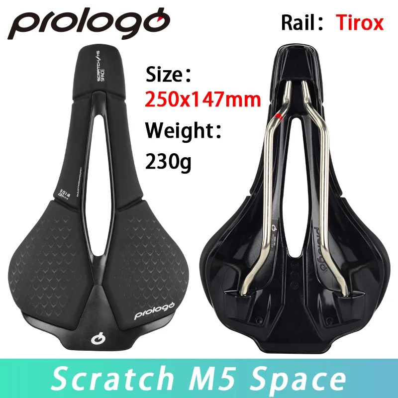 Prologo Original Scratch M5 Space / Pas Bicycle Saddle for Road MTB City Touring XC Gravel Bike Cycling Parts