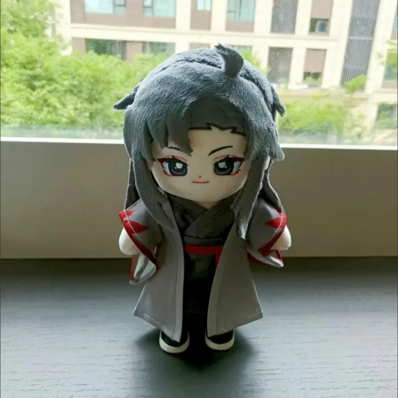 20cm Anime Mo Dao Zu Shi Wei Wuxian Yiling Laozu Figure Plush Doll Toy Clothes Costume Cosplay Mdzs Cute Decoration Collec Gifts