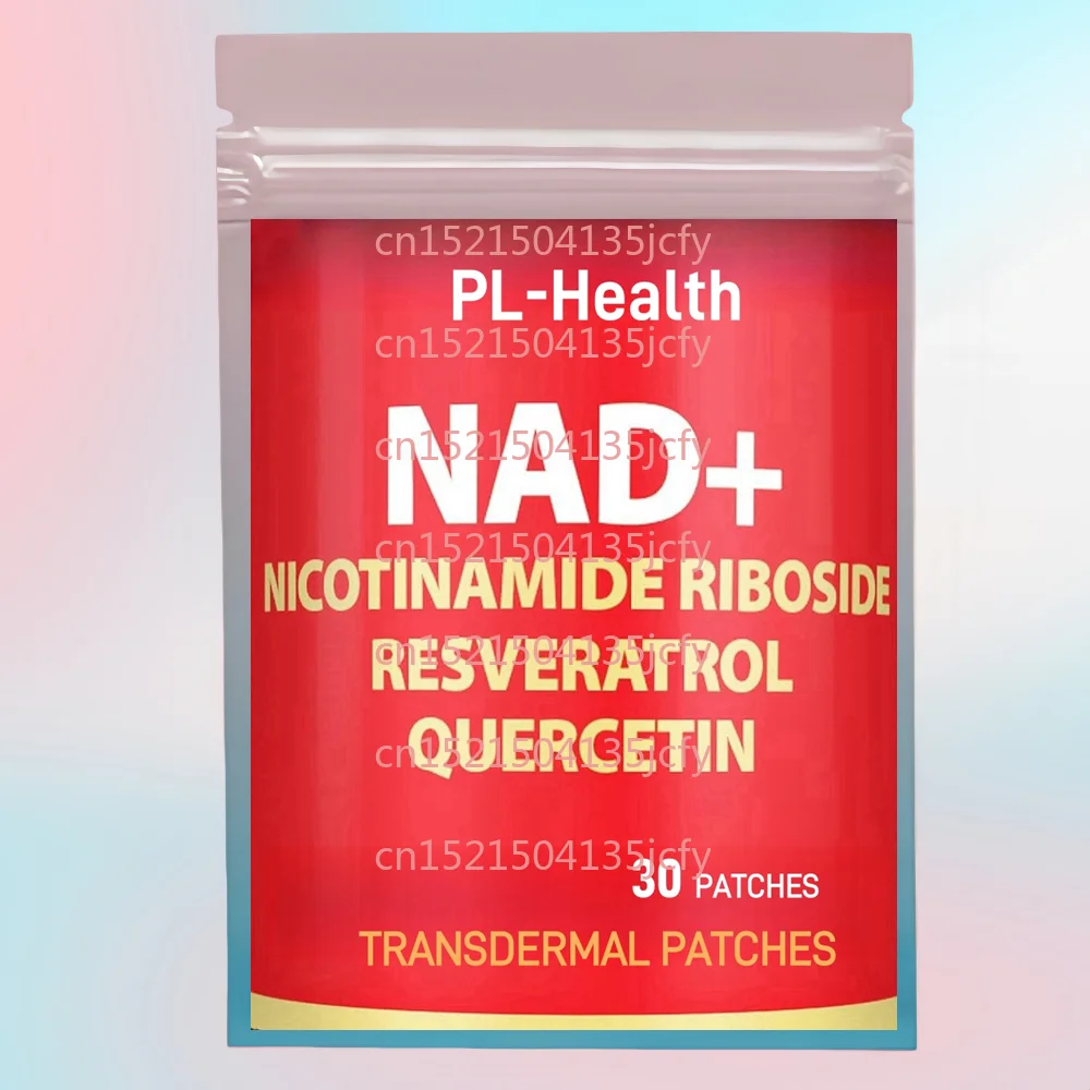 

30 Patches NAD+ Transdermal Patches with Resveratrol, Quercetin - Cellular Energy & Repair, Vitality, Healthy Aging