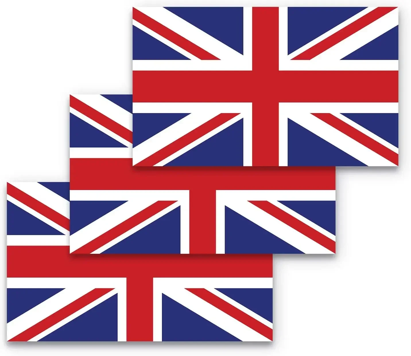 Personality British Flag Car Sticker Trolley Case Wall Bumper Sticker Waterproof Decoration, 10cm