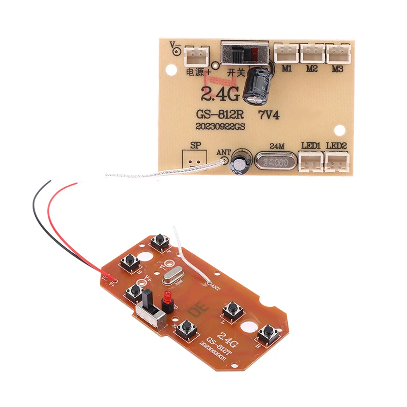 1ชุดชิ้นส่วนของเล่นควบคุมระยะไกล mobil RC 6CH 2.4G แผงวงจร27MHz ส่งสัญญาณ PCB คุณภาพสูง