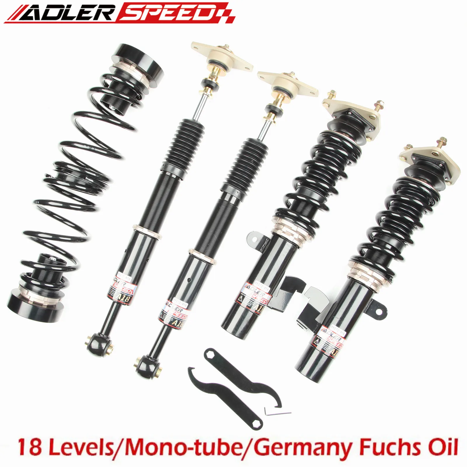 

ADLERSPEED 18 Way Damper Adj. Struts Coilovers Kit For Mazda 3 2004-09 (BK)/Mazda 5 CW CR 2006-17