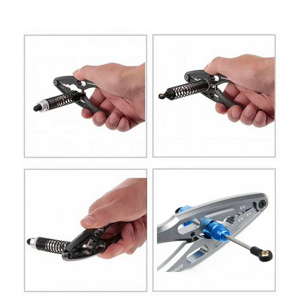 Universal RC Shock Shaft Pliers Ball End Multi-Function Plier Clamp Tools for RC Car Truck Buggy Rock Crawler AM-190025