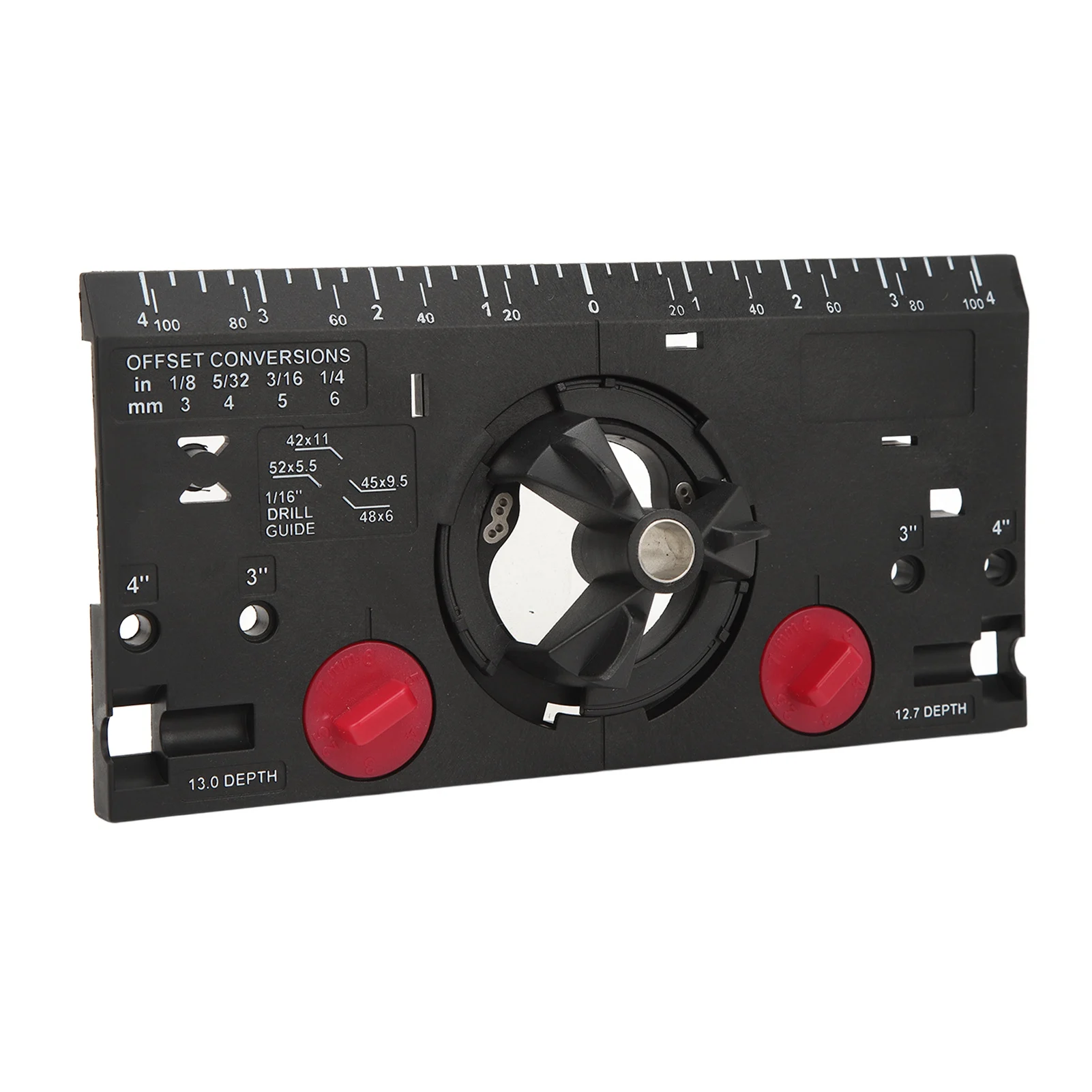 35 مللي متر النجارة المفصلي مملة تهزهز ثقب الحفر دليل محدد مع القاطع و 1/16in بت الأسود-أداة نجارة ل دقيقة مرحبا #5