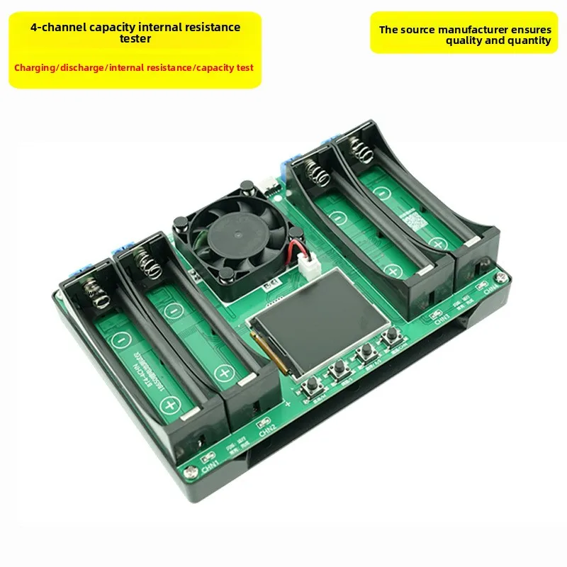 18650 Lithium Battery Capacity Tester 4 Channel Auto Charge Discharge