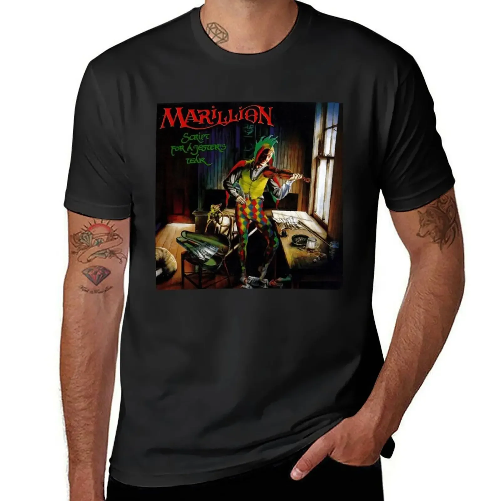 Marillion Music T-Shirt graphic t shirt vintage vintage customizeds mens graphic t-shirts