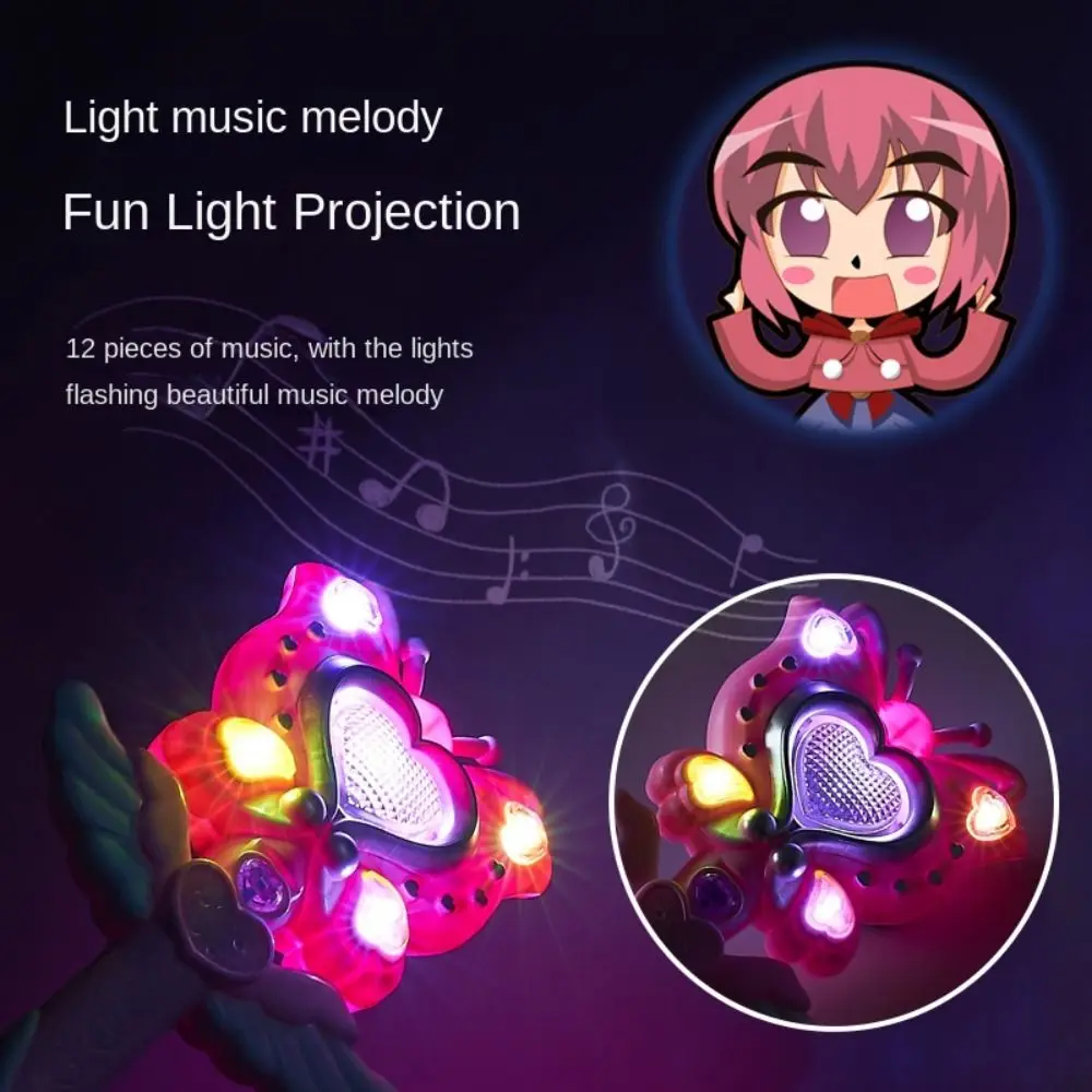 Fairy Wand Luminous การ์ตูนกระพริบ Glow Stick เพลงที่มีสีสันกระพริบ Glow Stick น่ารัก Sound Wand Fairy การ์ตูนอะนิเมะของเล่นเด็ก