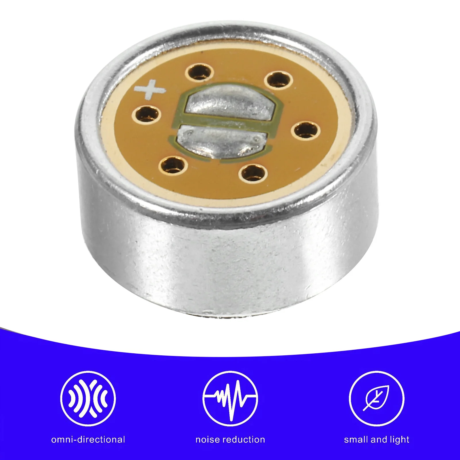 

Condenser Microphone Aluminum Alloy FR4 Intelligent Noise Reduction Excellent Sound Clear Pickup Meeting Speech Live