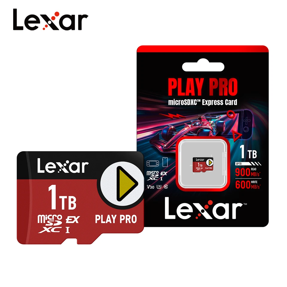 New Version Lexar PLAY PRO microSDXC Express Memory Card 1TB 512GB