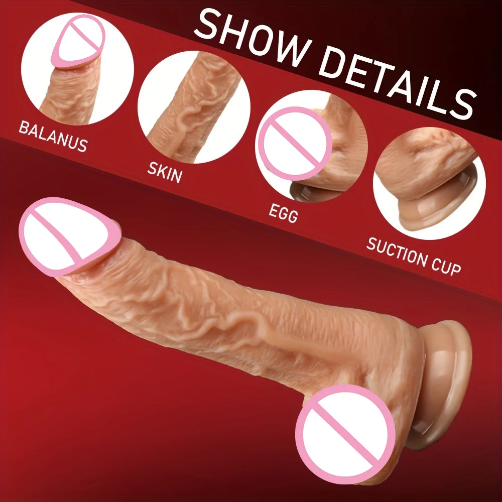 Giocattolo adulto femminile economico del sesso Dildo realistico con ventosa Penetrazione anale della vagina Pene Dildo morbidi Masturbatore Consolador 18+