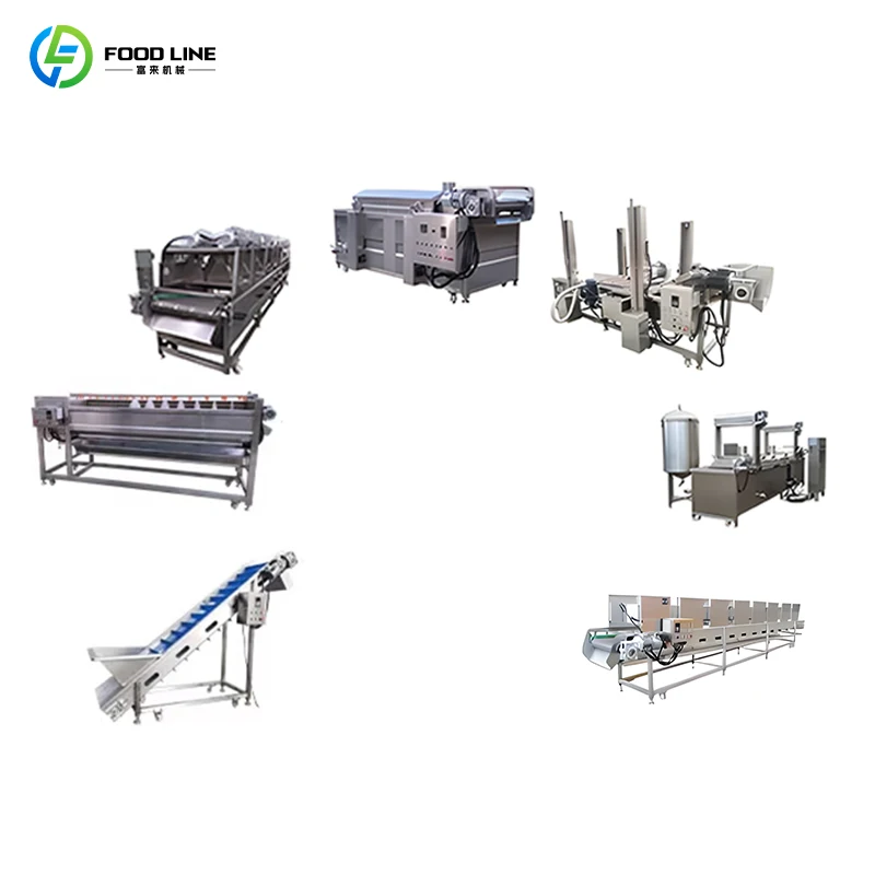 FOODLINE Multi-function Potato Processing Line Producing Chips And Frozen Fries For Diversified Snack Production