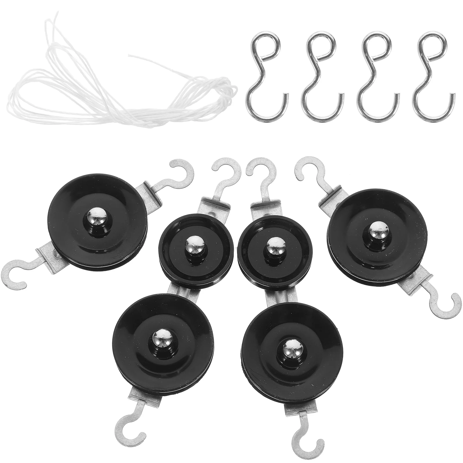 Hooks Pulley Experimental Equipment Physical Mechanics Tool Teaching Metal Physics Teacher Supplies Black Experiments Child