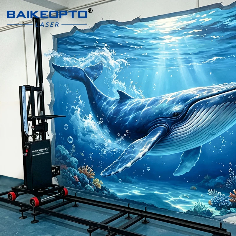 Economical Large‑Size 3D UV Wall Inkjet Printer, Vertical Direct‑to‑Wall Printing Equipment for Wall Murals & Art Decoration