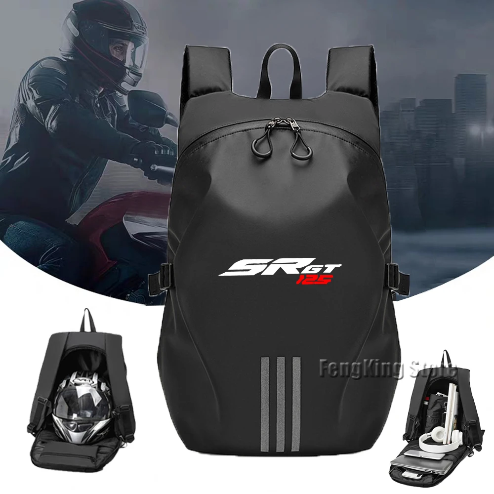 

for Aprilia SR GT 125 knight helmet bag motorcycle travel equipment waterproof and large capacity