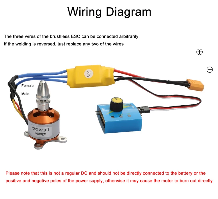 5 uds A2212 2212 Motor sin escobillas 930KV 1000KV 1400KV 1800KV 2200KV 2450KV para avión RC multicóptero sin escobillas Outrunner