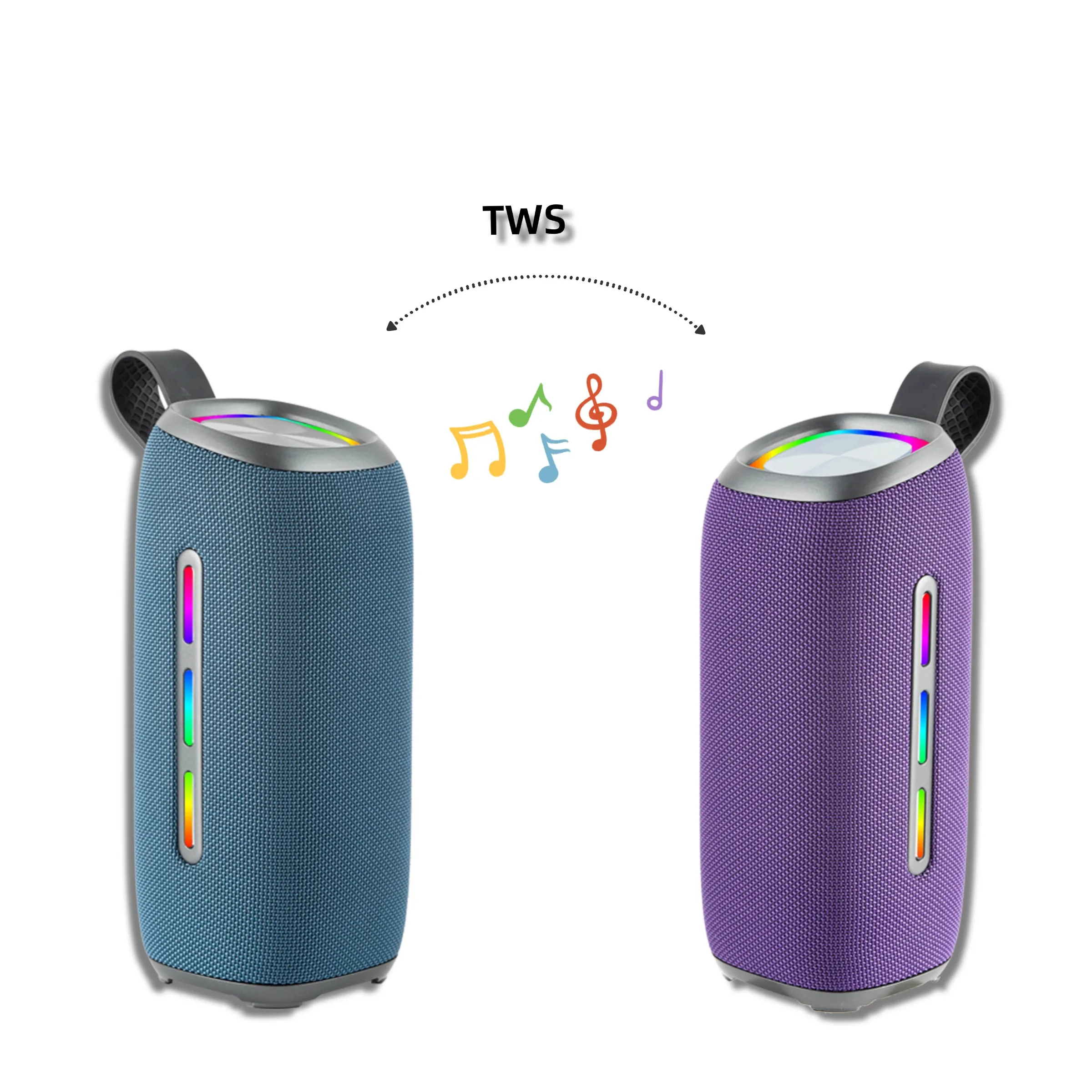 

30W high-power outdoor portable wireless 5.3Bluetooth speaker supports TWS interconnection standing weight bass IPX6 waterproof
