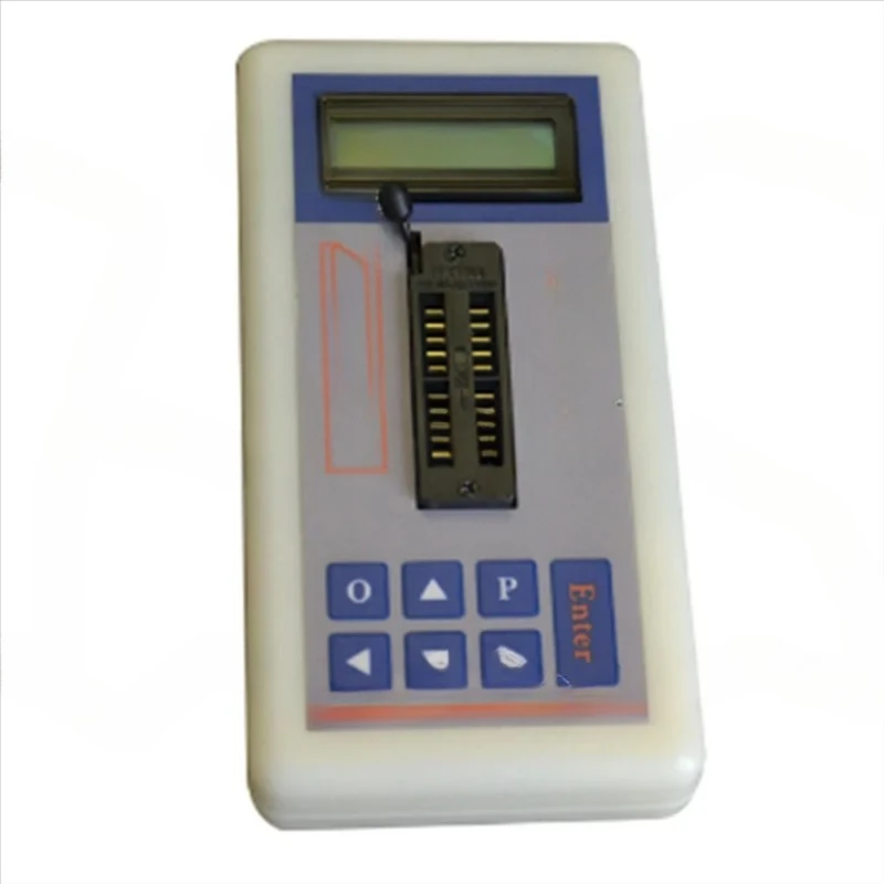 Professional Integrated Circuit IC Tester Transistor Tester Online Maintenance Digital LED Transistor IC Chips Tester(A)