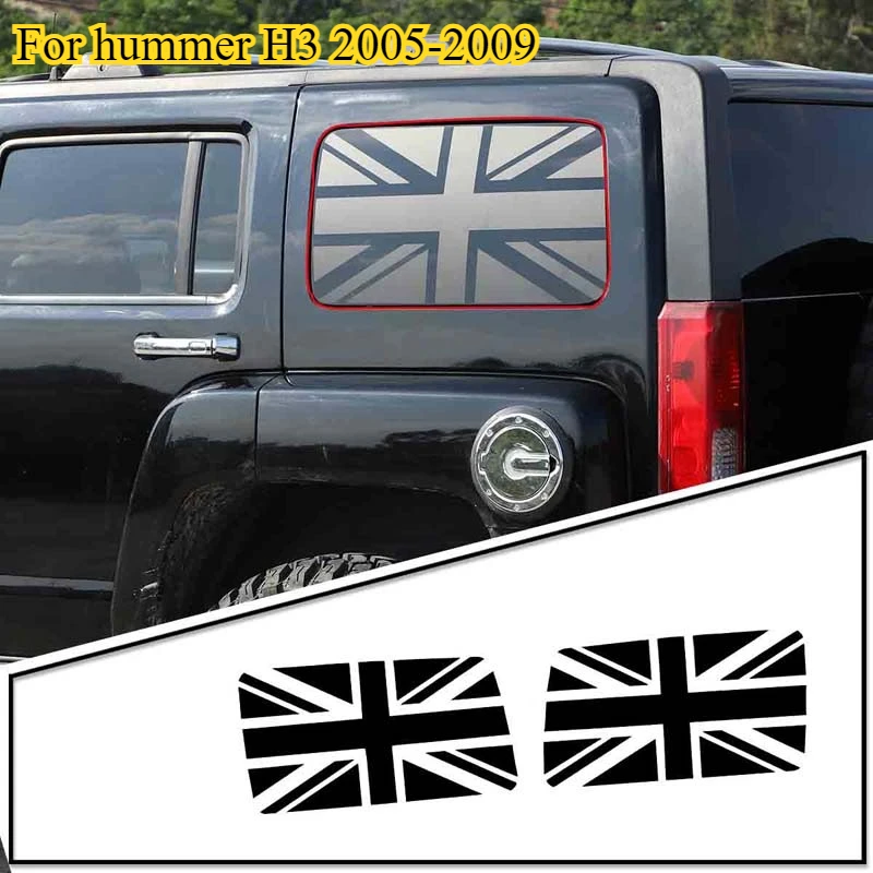 

For Hummer H2 2003-2009 Car Styling PVC Car Rear Window side windows Windshield Graphic Decal Sticker Car Accessories