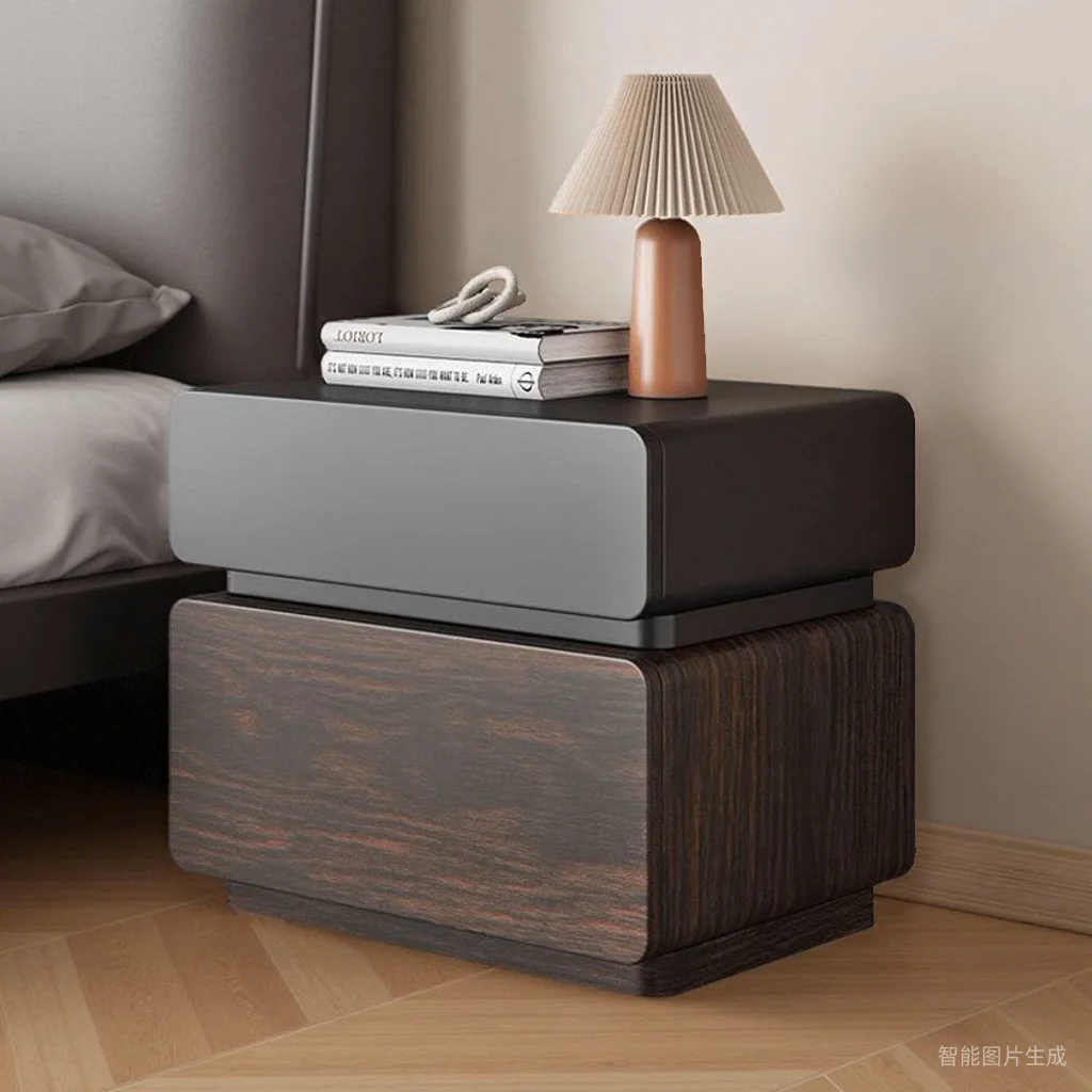 

Designer Bedside Table Modern Simple Elegant Nightstand for Bedroom Home Interior Mesita De Noche Dormitorio Decor Furniture