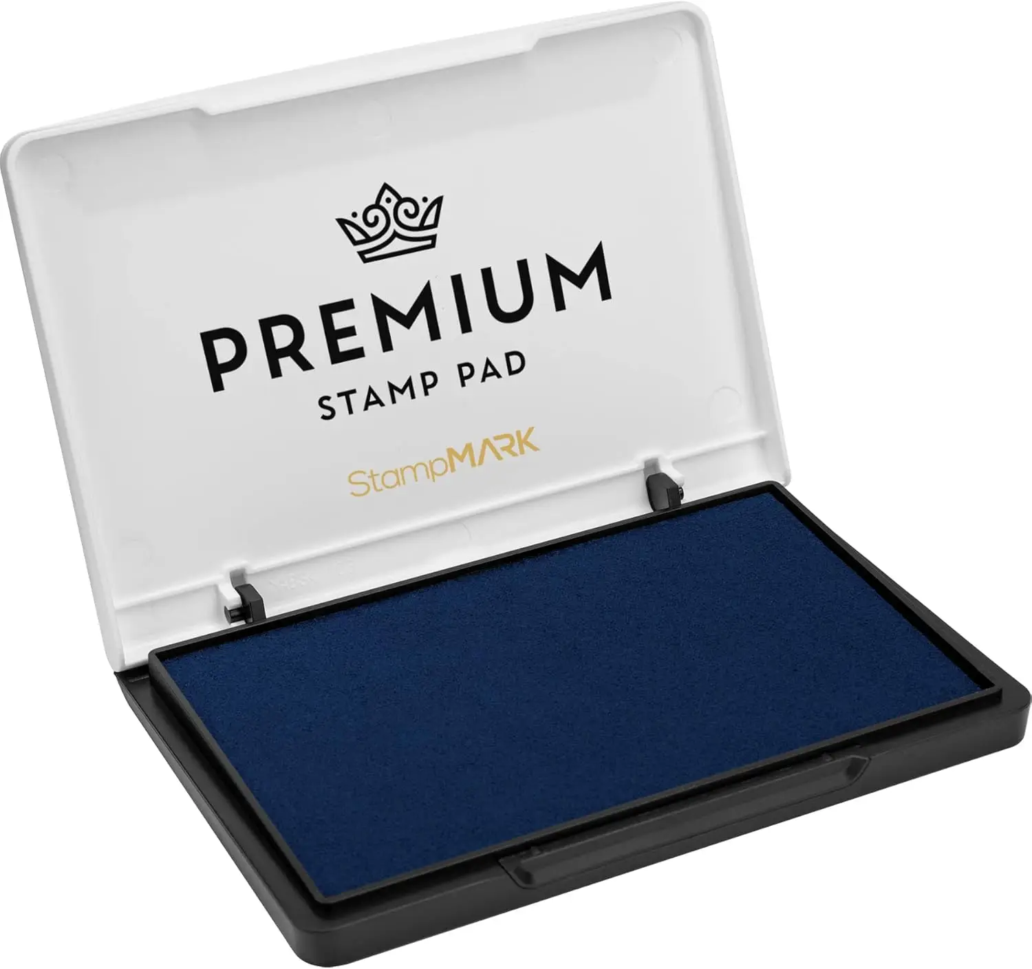 Premium Stamp Pad, Medium 3x4 inch, Blue Felt for Rubber Stamps