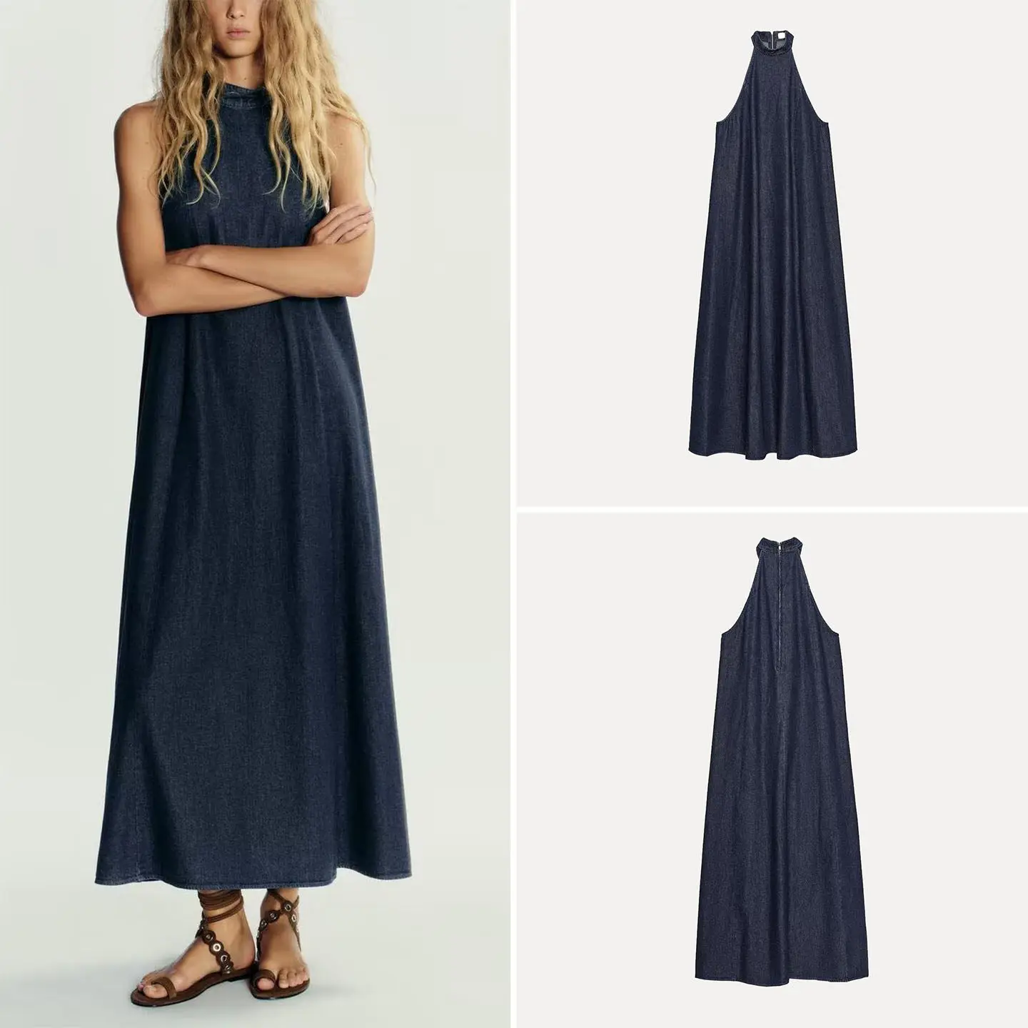 

Casual Ne Hanging Denim Dr Women's Sle Winter New Arrival 2025 Svel Chinese Production Daily Wear Z Brand